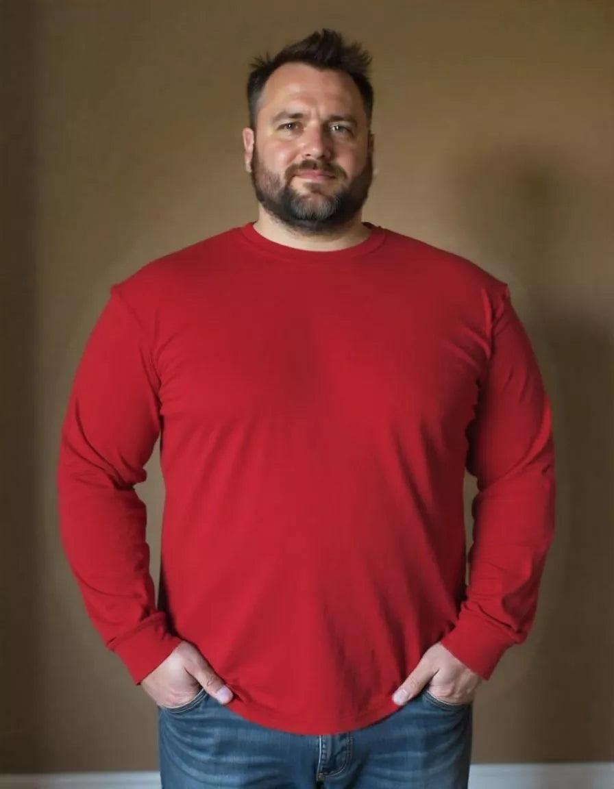 Remera hombre ML lisas TG